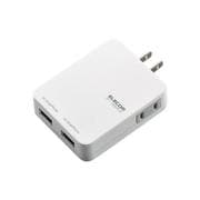 USB充電機能付き電源タップ スマートフォン用 ホワイト T-US01-12200WH
