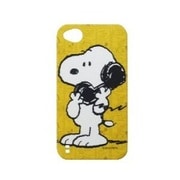 iPhone4用 スヌーピーカバージャケット イエロー [iPhone4用ケース]