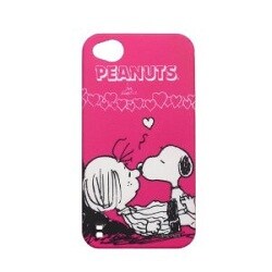 iPhone4用 スヌーピーカバージャケット ピンク [iPhone4用ケース]