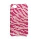 iPhone4用 カバージャケット スーパーレジンストーン ゼブラ pk