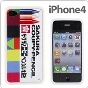iPhone4用 サクラクレパスケース クーピーペンシル
