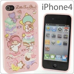 iPhone4用 キキララ ケース スイーツ
