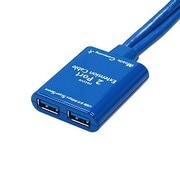 USB3.0コネクタ延長ケーブル 2ポート 1.2m SCY-USB3EC