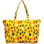 K2190 B12 [HAPI+TAS×miffy 折りたたみトートバッグ ピクチャーイエロー]