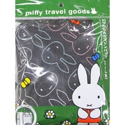 K2222 B6 [HAPI+TAS×miffy 折りたたみボストンバッグ ドーム型 フェイスブラック/パステル]