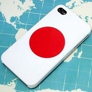 iPhone4専用国旗柄ハードシェルカバー 日本