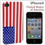iPhone4専用国旗柄ハードシェルカバー アメリカ