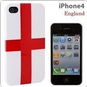 iPhone4専用国旗柄ハードシェルカバー イングランド