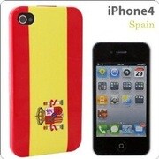 iPhone4専用国旗柄ハードシェルカバー スペイン