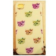 iPhone4専用DONAデザインカバー ネコ