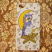iPhone4専用DONAデザインカバー フクロウ