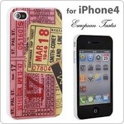 iPhone4専用 ヨーロピアンテイストカバー チケット