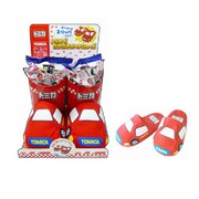トミカでぽかぽか おへやシューズ