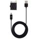 スマートフォン/iPhone用 4wayマルチコネクタ(microUSB付) SB-CO01-4WMU/BK