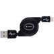 巻き取り式microUSBケーブル ブラック SB-CA14-MTMU/BK