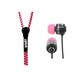 Zipbuds インナーイヤーヘッドホン Black with Pink CT-REBKPN