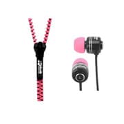 Zipbuds インナーイヤーヘッドホン Black with Pink CT-REBKPN