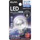 LED電球 E12口金 昼白色 18lm LED elpaball mini（エルパボｰル ミニ） LDG1CN-G-E12-G235