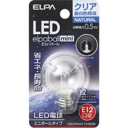 LDG1CN-G-E12-G235 [LED電球 E12口金 昼白色 18lm LED elpaball mini（エルパボｰル ミニ）]