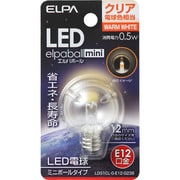 LDG1CL-G-E12-G236 [LED電球0 E12口金 電球色 15lm LED elpaball mini（エルパボｰル ミニ）]