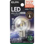 LED電球 E17口金 電球色 45lm LED elpaball mini（エルパボｰル ミニ） LDG1CL-G-E17-G246