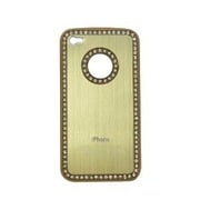 iPhone4ラインストーンフレーム カバージャケット(mgl)