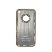 iPhone4ラインストーンフレーム カバージャケット(msr)