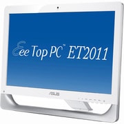 All-in-one PC ET2011AUK 20型ワイド液晶/HDD500GB/DVDスーパーマルチドライブ ホワイト ET2011AUKB-W005E