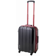 マスキュラーレッドフレーム 超軽量スーツケース Sサイズ 旅行日数目安:1~2泊 29L TSAロック搭載 機内持ち込み可 ブラック 85-75191