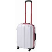 マスキュラーレッドフレーム 超軽量スーツケース Sサイズ 旅行日数目安:1~2泊 29L TSAロック搭載 機内持ち込み可 ホワイト 85-75199