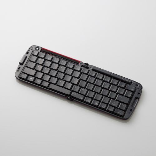 Bluetooth折りたたみキーボード Android対応 ピンク TK-FBP018PN
