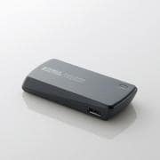 スマートフォン用モバイルバッテリー 1800mAh ブラック DE-U01L-1810SBK
