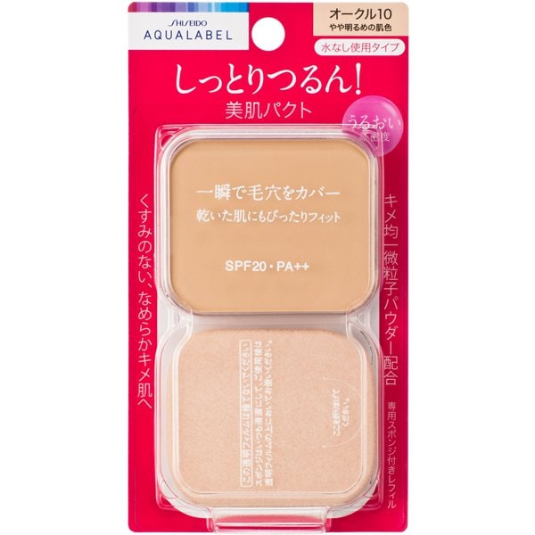 アクアレーベル モイストパウダリー オークル10 レフィル [パウダーファンデーション]