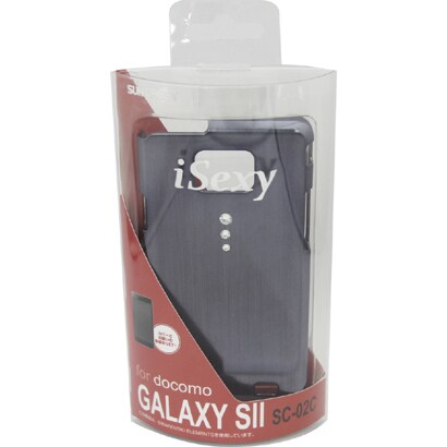 SC02C-2BK iDress　Galaxy S II用 ヘアライン　BK