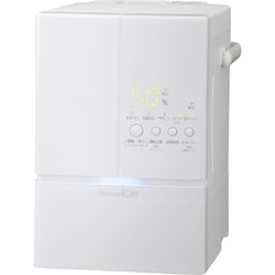 三菱 スチームファン式加湿機 ホワイト ～14畳 4L MITSUBISHI レトロ ハンドル付 スチーム式 蒸気 加湿器 - リビング館