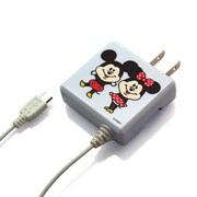 microUSB AC充電器ラフスケッチ ミッキー&ミニー RX-LSDNY513MM