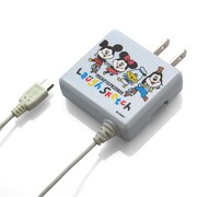 microUSB AC充電器ラフスケッチ ミッキー&フレンズ RX-LSDNY514MF