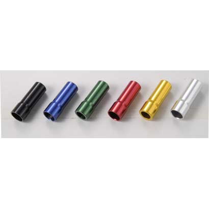 カラーアルミアウターCAP ブラック 5mm 4PCS CP-AC09-B