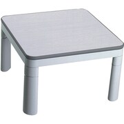 カジュアルこたつ 折れ脚タイプ 60×60cm ライトグレー MK-FB60D-H