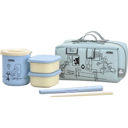 保温弁当箱 ブルー Disney DBQ250DS-BL