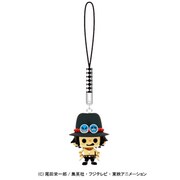 ワンピース×パンソンワークス 根付ストラップ Vol.6(エース クロ)