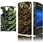 EPA04-001MAA [Xperia ray（エクスペリア　レイ）SO-03C用クリアケース+グラフィックアートシート2枚　ミックス・アニマル（A）]