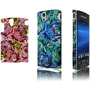 EPA04-001AFB [Xperia ray（エクスペリア　レイ）SO-03C用クリアケース+グラフィックアートシート2枚　アート・フラワー（B）]