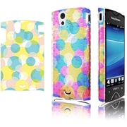EPA04-001BBL [Xperia ray（エクスペリア　レイ）SO-03C用Dropクリアケース+グラフィックアートシート2枚　バブル]