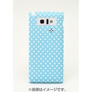 グラフィックパターンカバーIS11SH ドットBL [グラフィックパターンカバー]