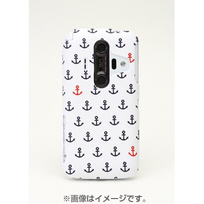 グラフィックパターンカバーIS12SH シップWH [グラフィックパターンカバー]