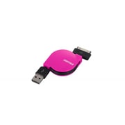 BSMPC08I75PK iPhone用デザイン巻キ取リケーブル
