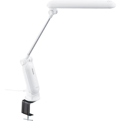 デスクスタンド アーム型タッチインバータ蛍光灯 ホワイト LK-H484W