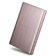 USB3.0 ポータブルハードディスク 500GB ピンク HD-EG5 P