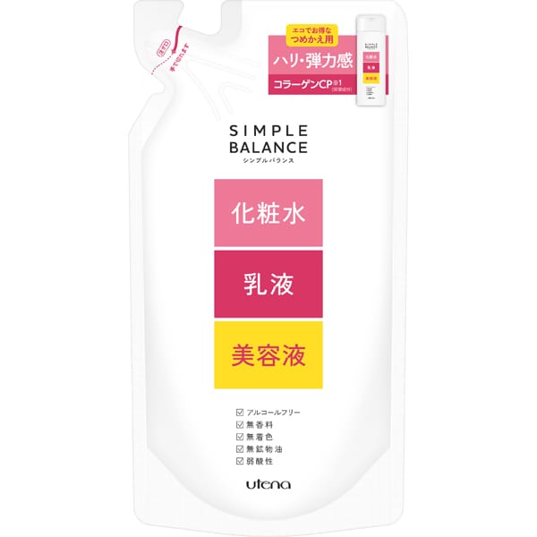 シンプルバランス モイストローションハリ・ツヤタイプ 詰め替え用 [200ml 化粧水]